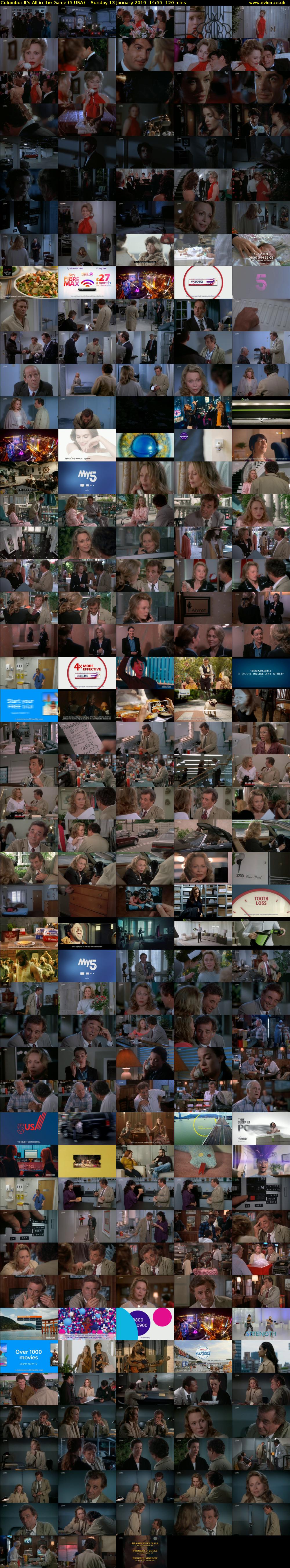 Columbo: It's All in the Game (5 USA) Sunday 13 January 2019 14:55 - 16:55