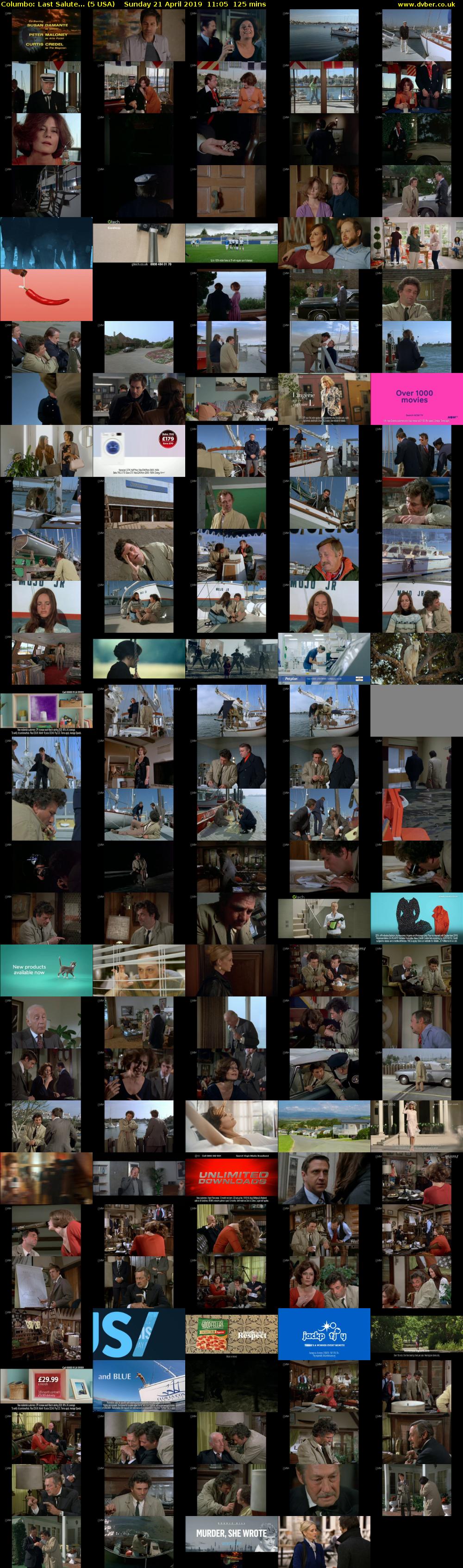 Columbo: Last Salute... (5 USA) Sunday 21 April 2019 11:05 - 13:10