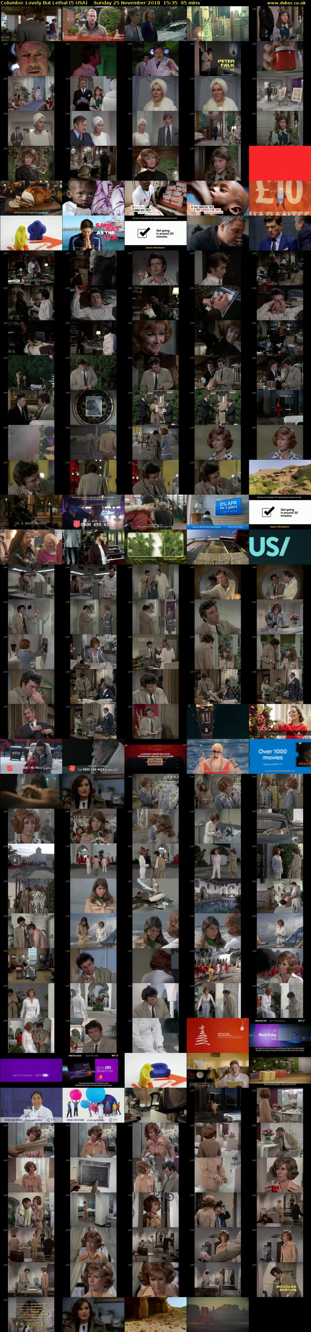 Columbo: Lovely But Lethal (5 USA) Sunday 25 November 2018 15:35 - 17:10