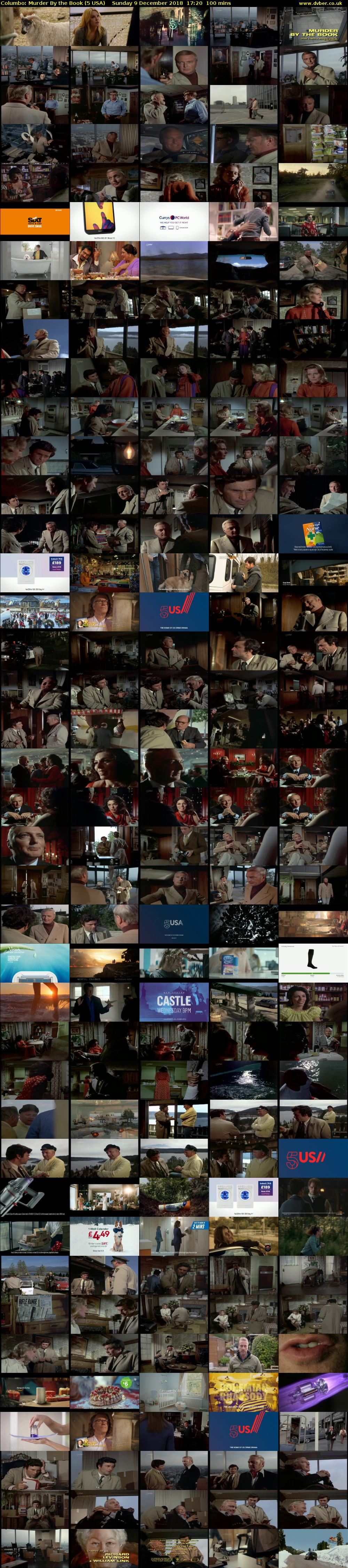 Columbo: Murder By the Book (5 USA) Sunday 9 December 2018 17:20 - 19:00