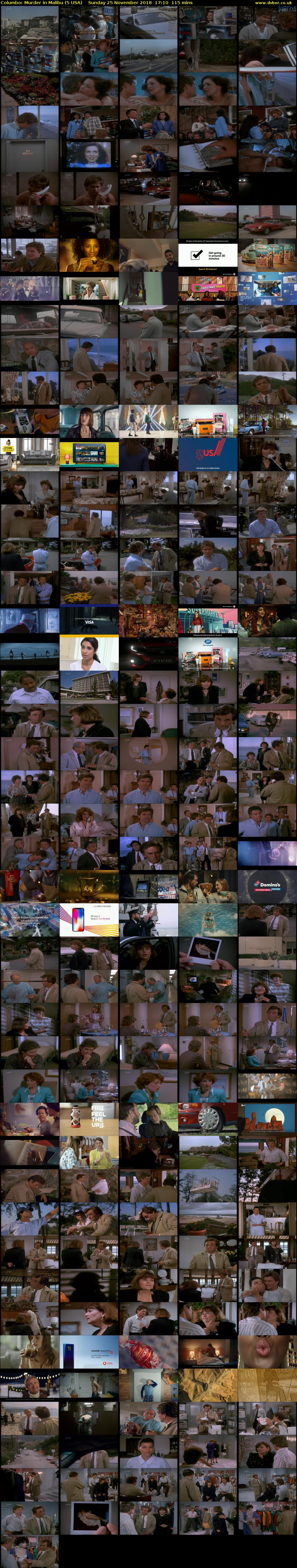 Columbo: Murder in Malibu (5 USA) Sunday 25 November 2018 17:10 - 19:05