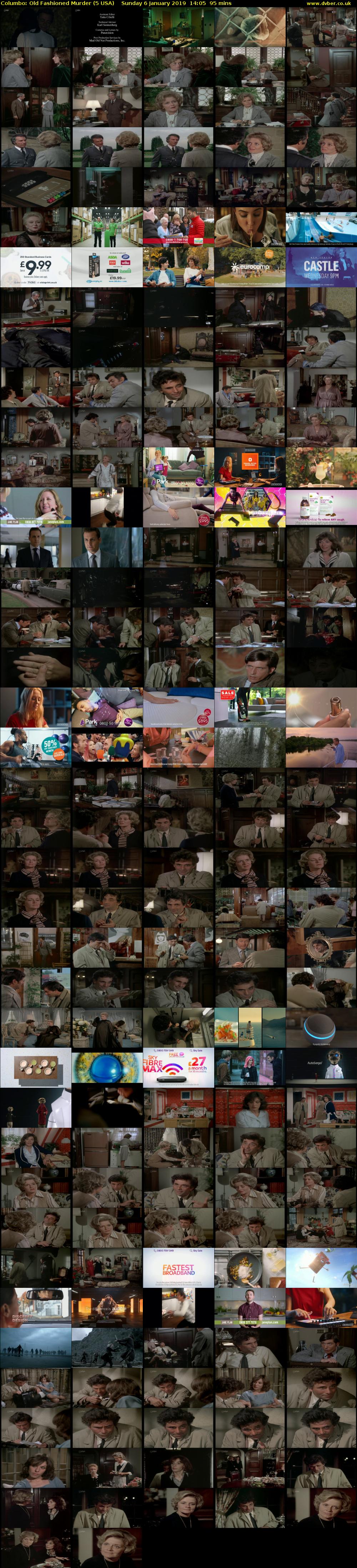 Columbo: Old Fashioned Murder (5 USA) Sunday 6 January 2019 14:05 - 15:40