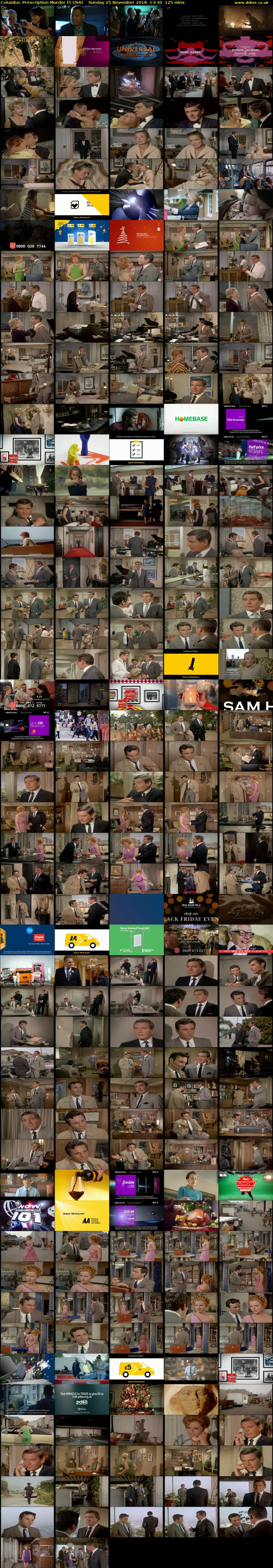 Columbo: Prescription Murder (5 USA) Sunday 25 November 2018 13:30 - 15:35