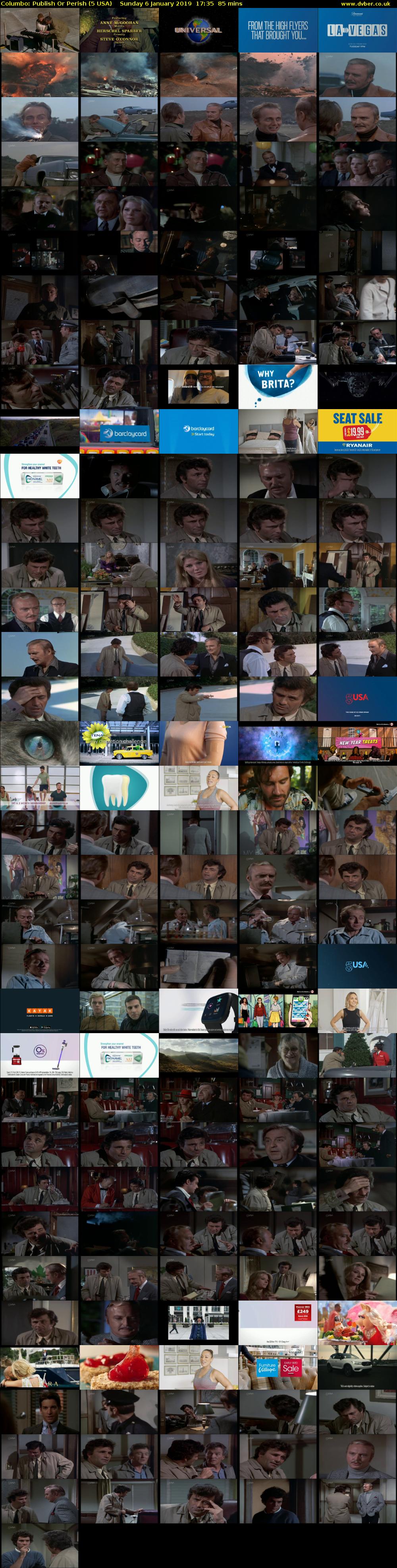 Columbo: Publish Or Perish (5 USA) Sunday 6 January 2019 17:35 - 19:00