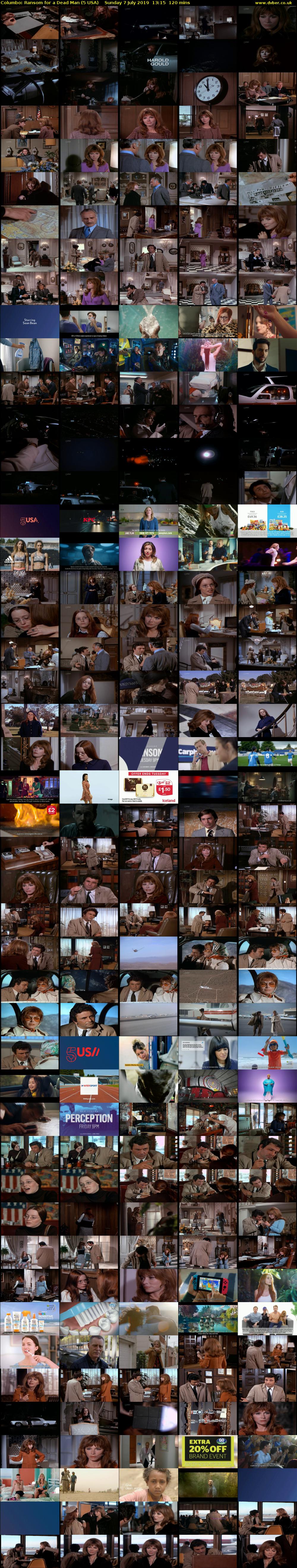 Columbo: Ransom for a Dead Man (5 USA) Sunday 7 July 2019 13:15 - 15:15