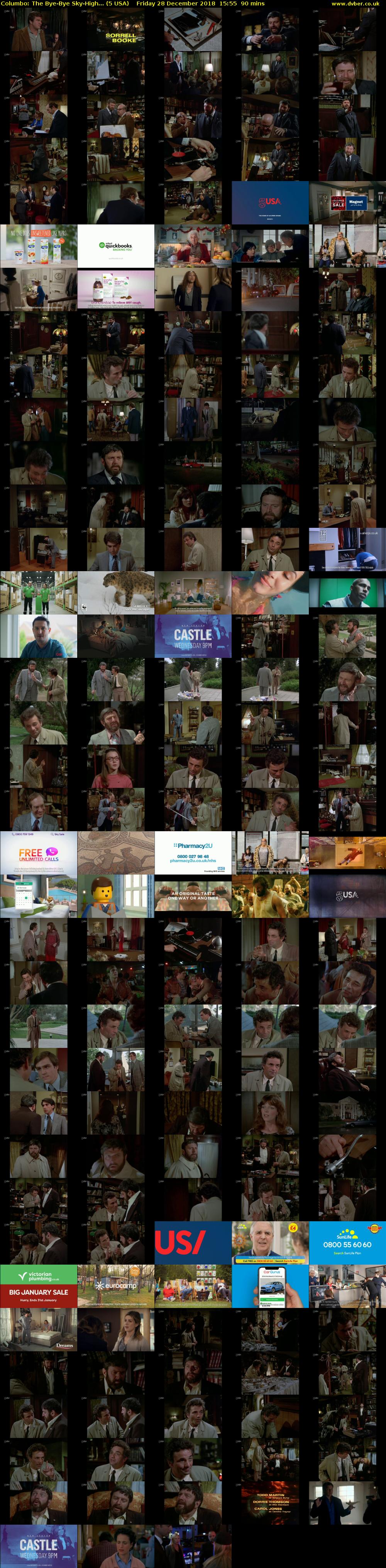 Columbo: The Bye-Bye Sky-High... (5 USA) Friday 28 December 2018 15:55 - 17:25