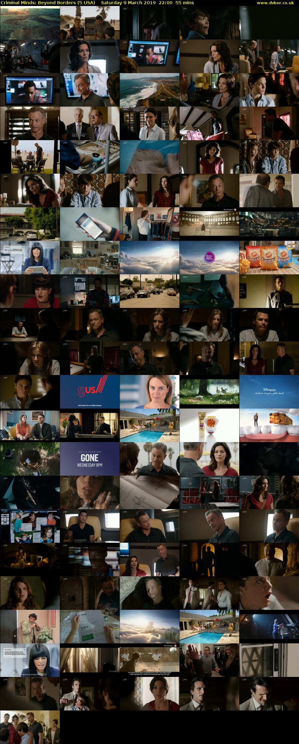 Criminal Minds: Beyond Borders (5 USA) Saturday 9 March 2019 22:00 - 22:55