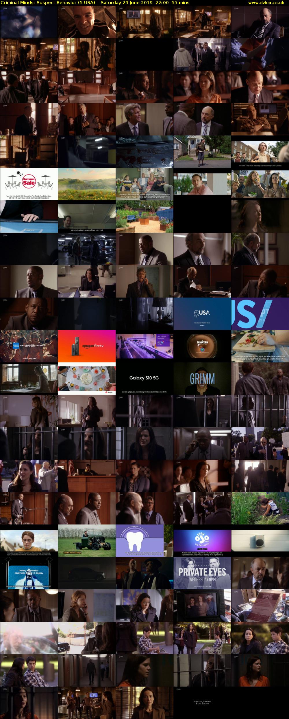 Criminal Minds: Suspect Behavior (5 USA) Saturday 29 June 2019 22:00 - 22:55