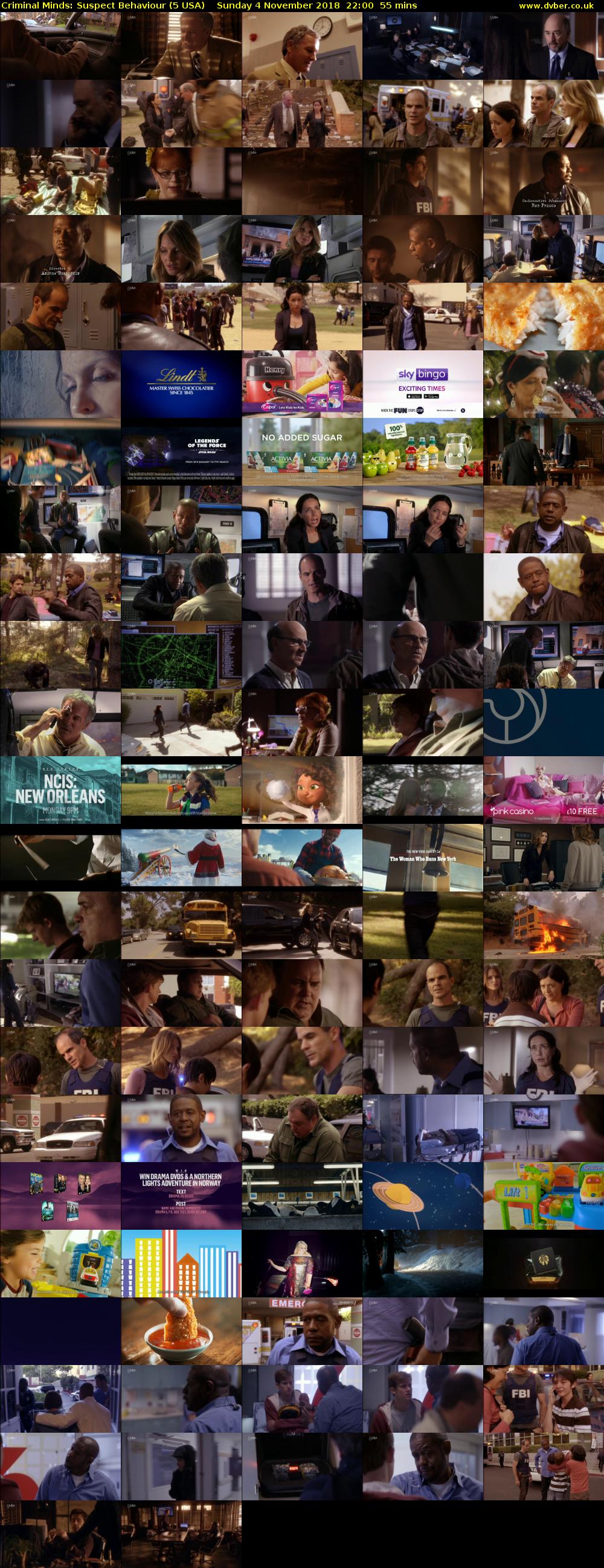 Criminal Minds: Suspect Behaviour (5 USA) Sunday 4 November 2018 22:00 - 22:55