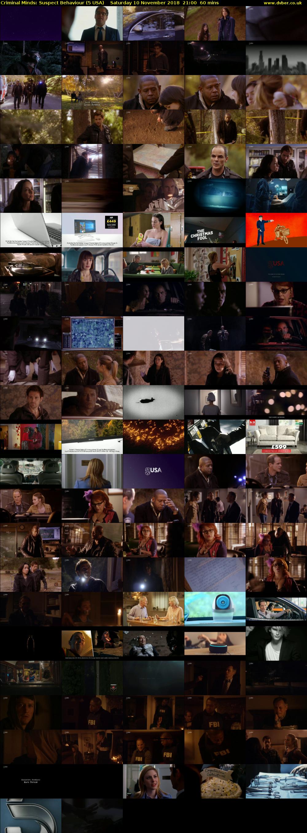 Criminal Minds: Suspect Behaviour (5 USA) Saturday 10 November 2018 21:00 - 22:00