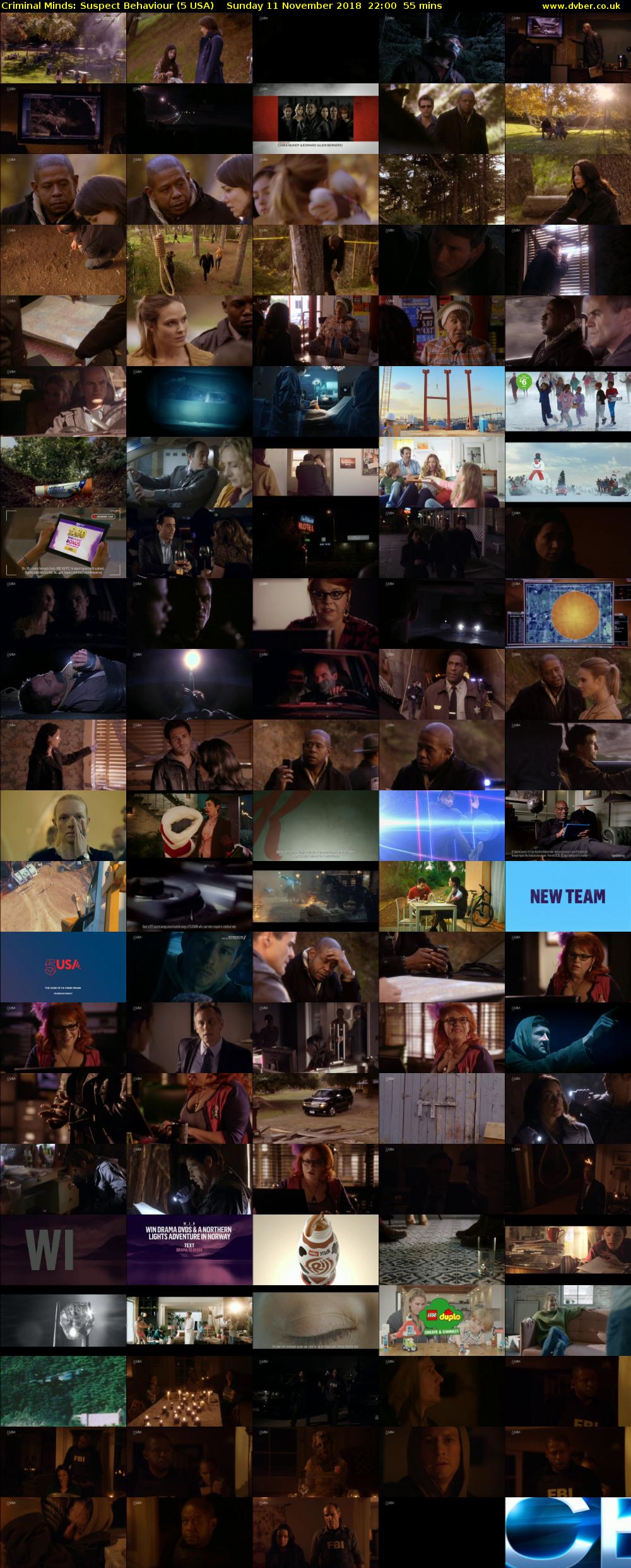 Criminal Minds: Suspect Behaviour (5 USA) Sunday 11 November 2018 22:00 - 22:55