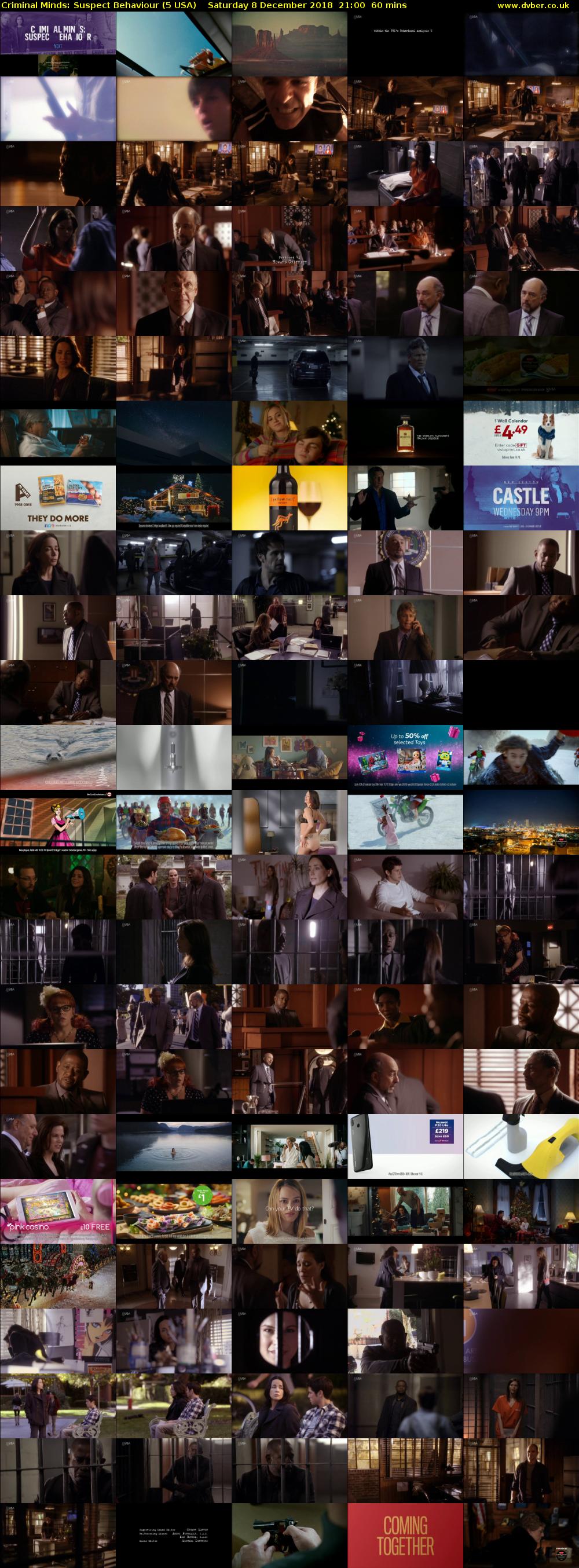 Criminal Minds: Suspect Behaviour (5 USA) Saturday 8 December 2018 21:00 - 22:00