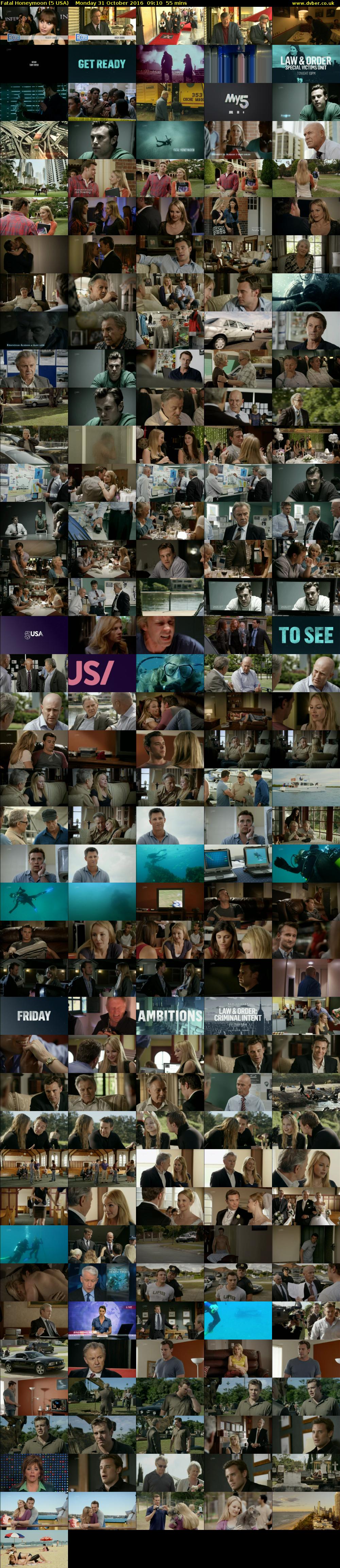 Fatal Honeymoon (5 USA) Monday 31 October 2016 09:10 - 10:05