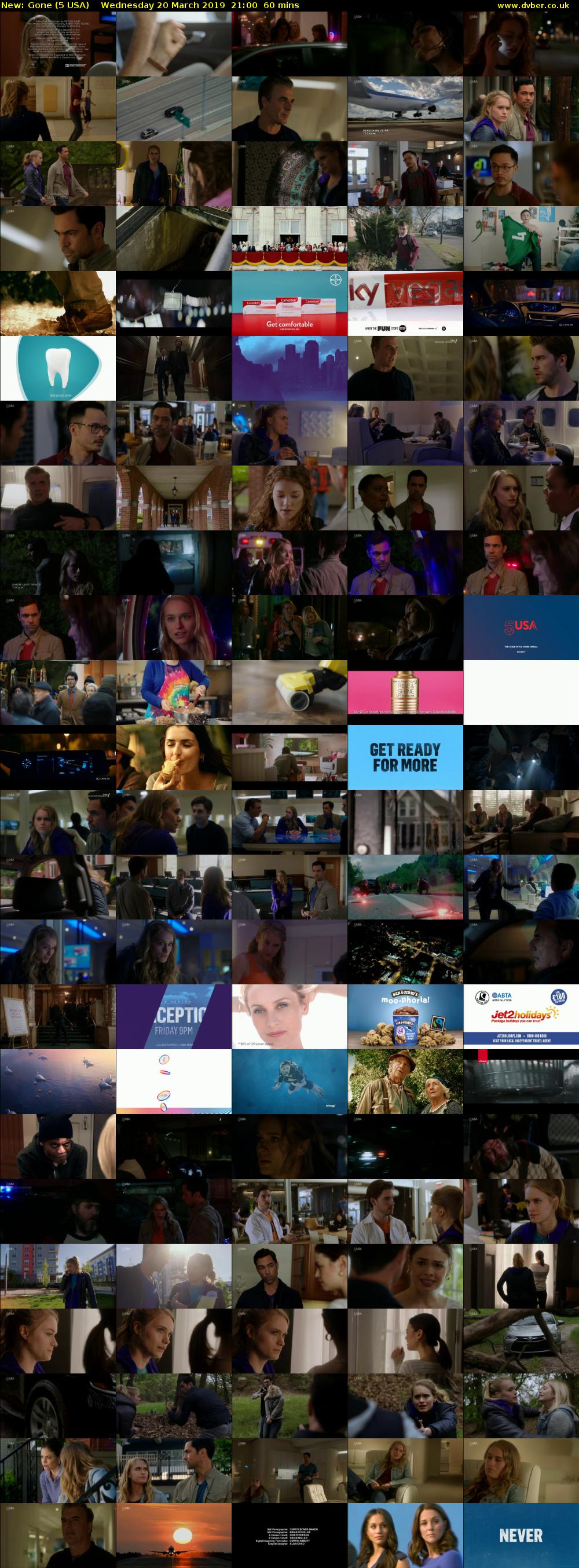 Gone (5 USA) Wednesday 20 March 2019 21:00 - 22:00