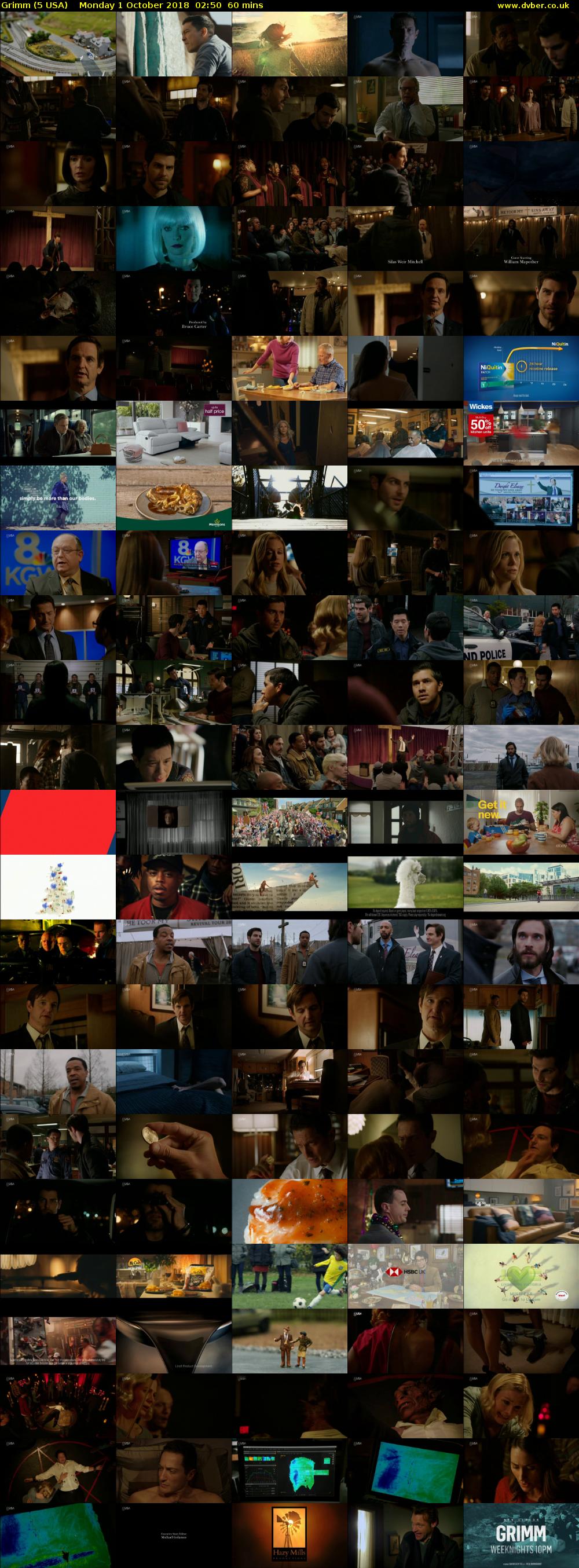 Grimm (5 USA) Monday 1 October 2018 02:50 - 03:50