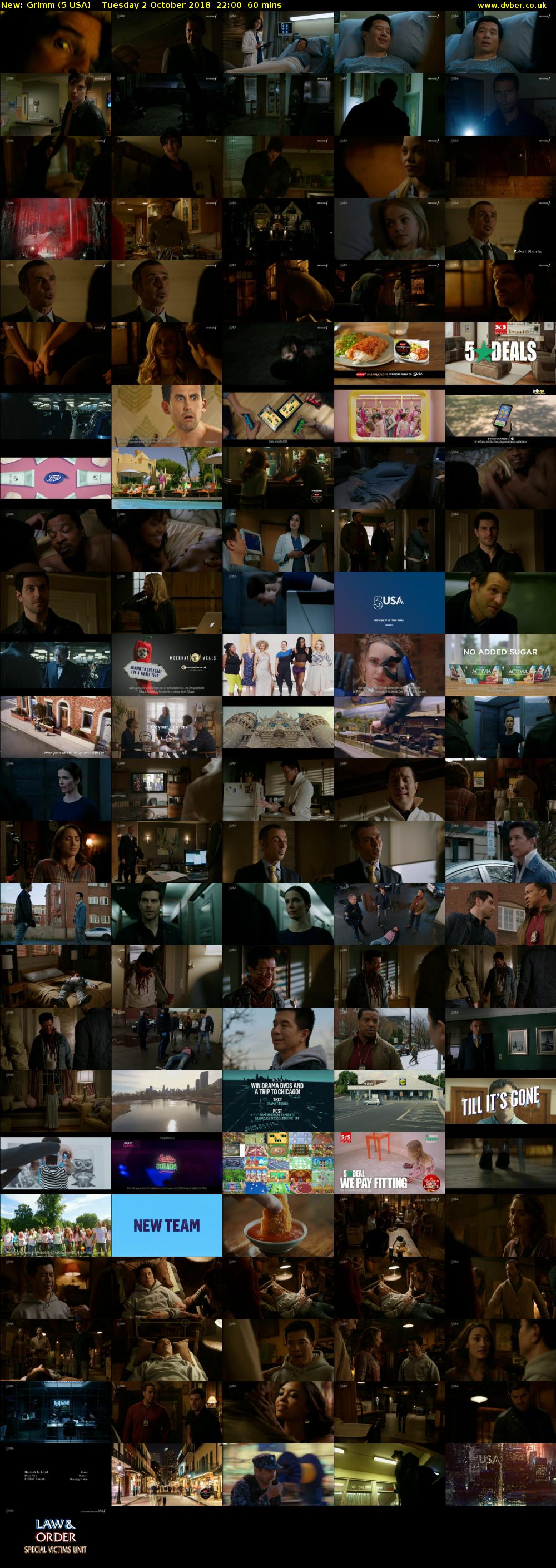 Grimm (5 USA) Tuesday 2 October 2018 22:00 - 23:00