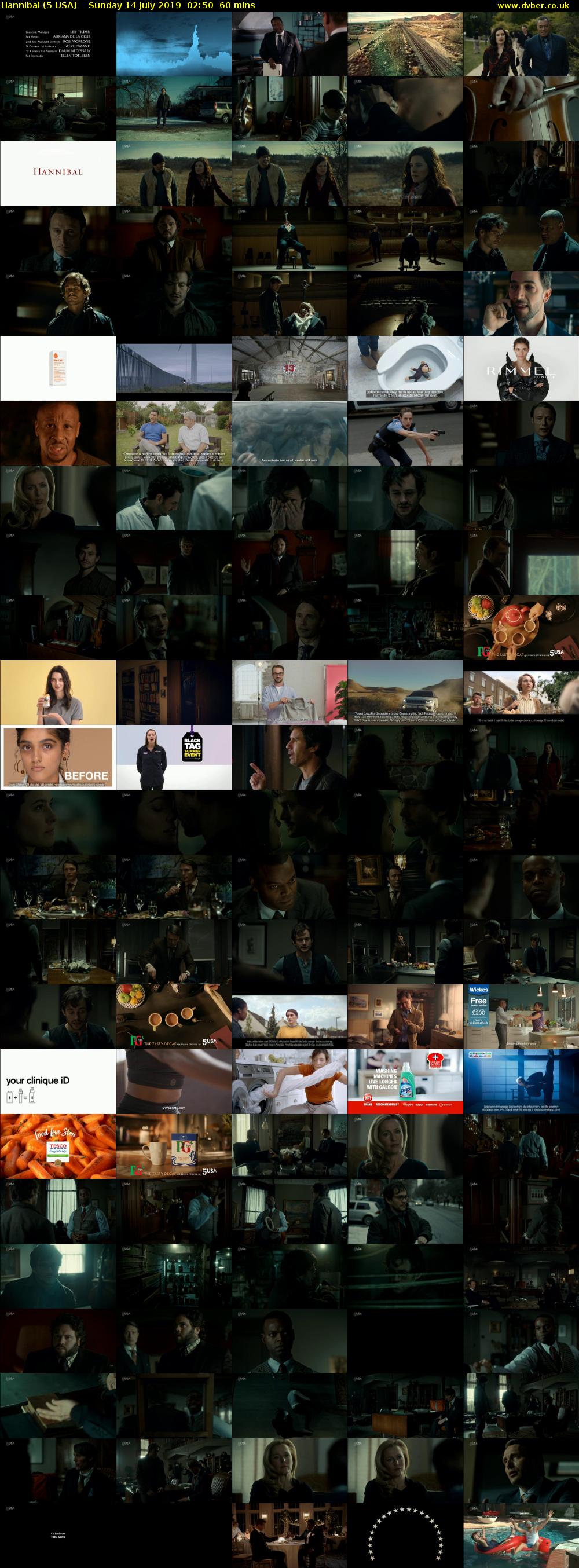 Hannibal (5 USA) Sunday 14 July 2019 02:50 - 03:50