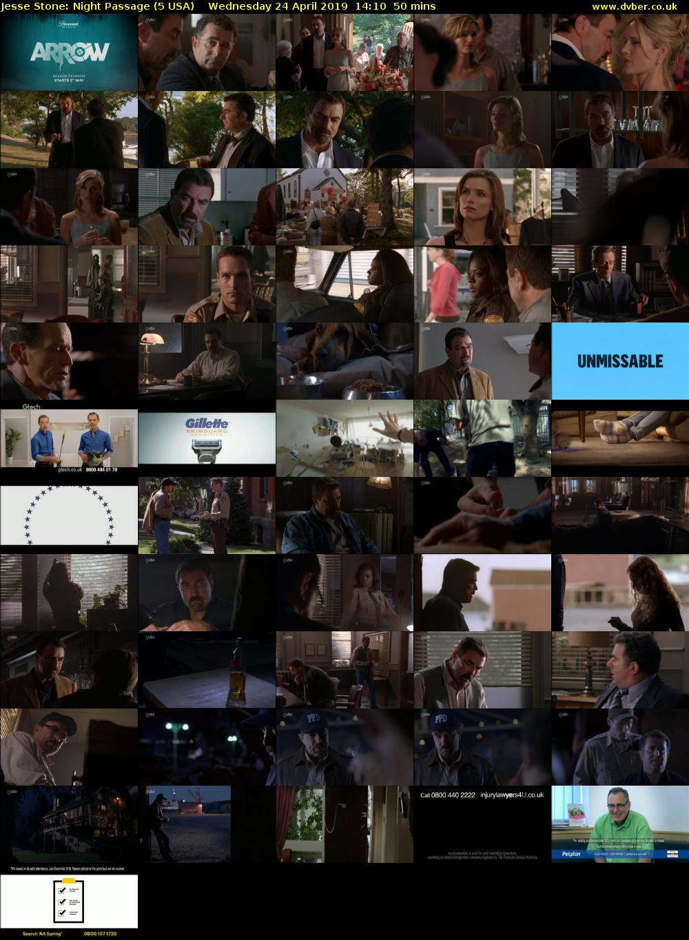 Jesse Stone: Night Passage (5 USA) Wednesday 24 April 2019 14:10 - 15:00