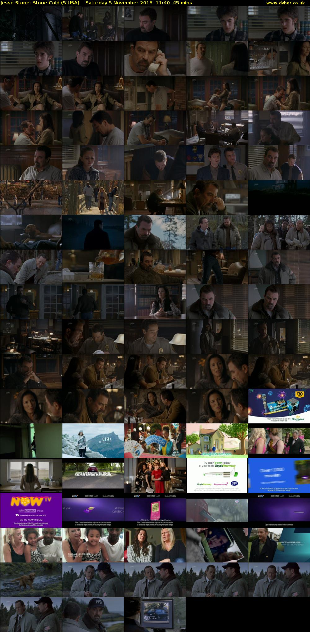 Jesse Stone: Stone Cold (5 USA) Saturday 5 November 2016 11:40 - 12:25