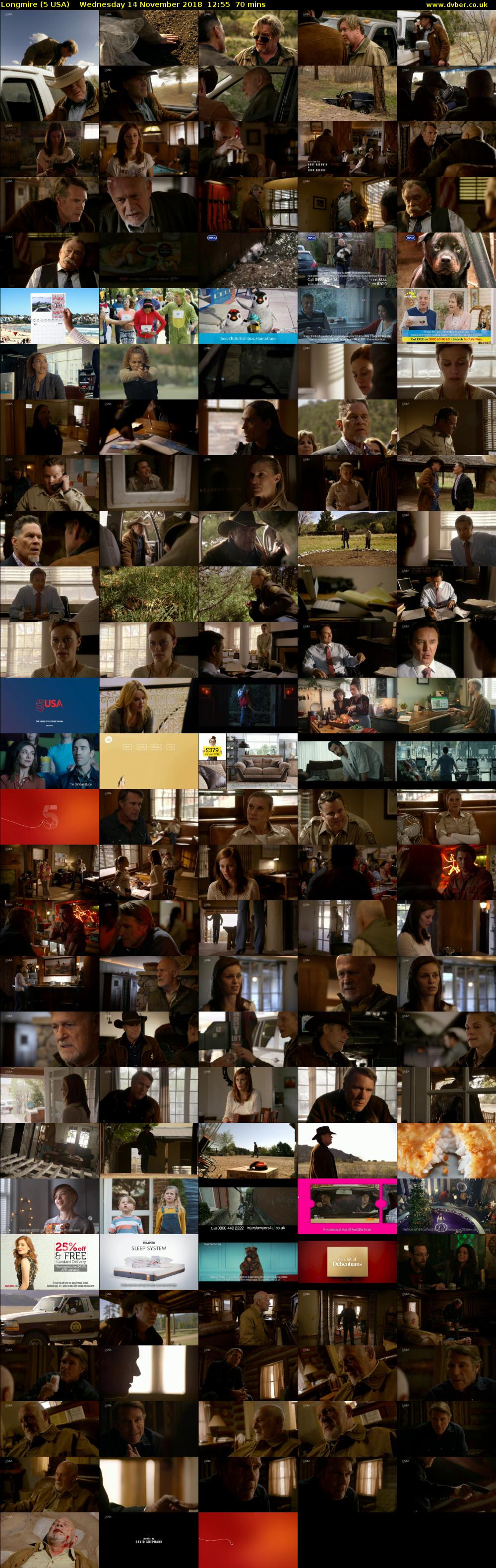 Longmire (5 USA) Wednesday 14 November 2018 12:55 - 14:05