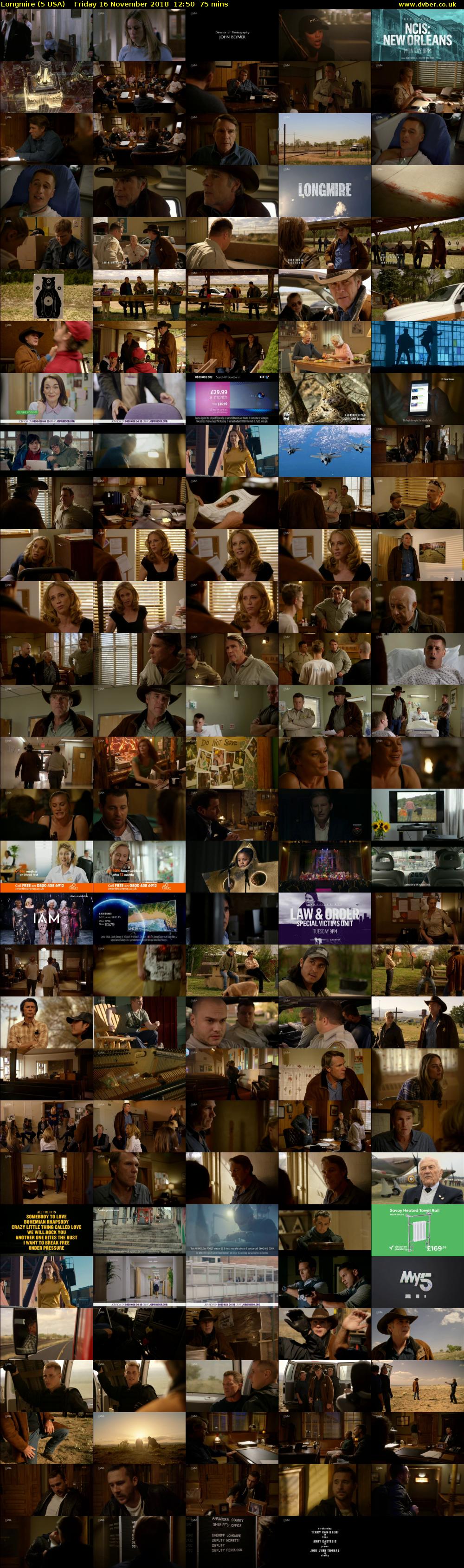 Longmire (5 USA) Friday 16 November 2018 12:50 - 14:05