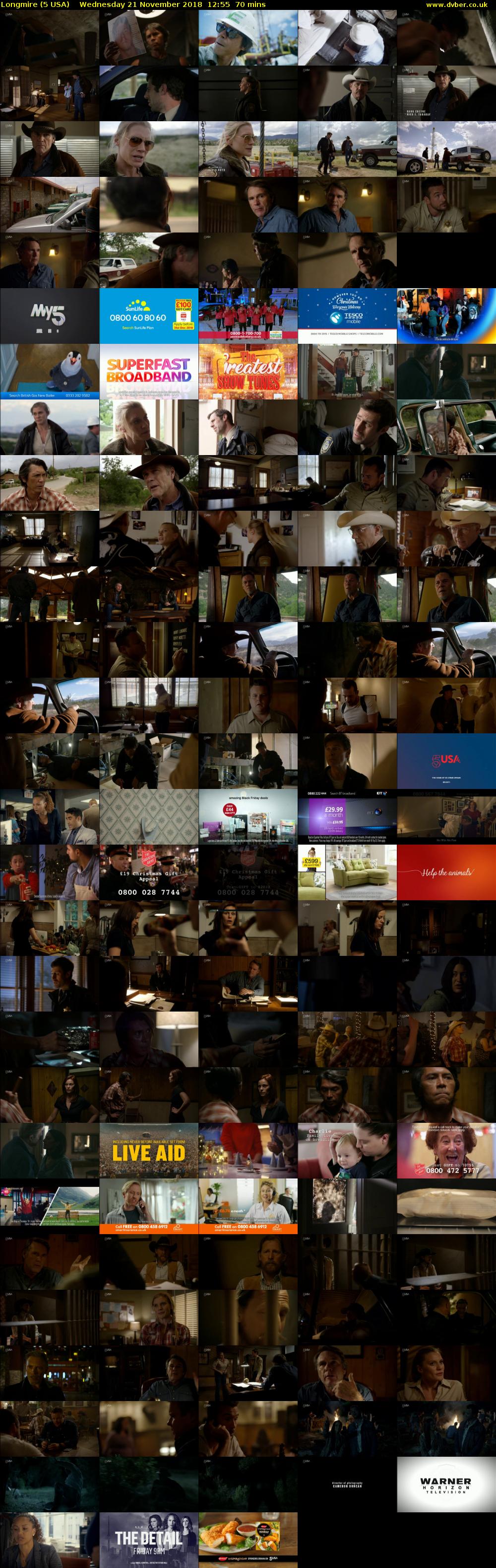 Longmire (5 USA) Wednesday 21 November 2018 12:55 - 14:05