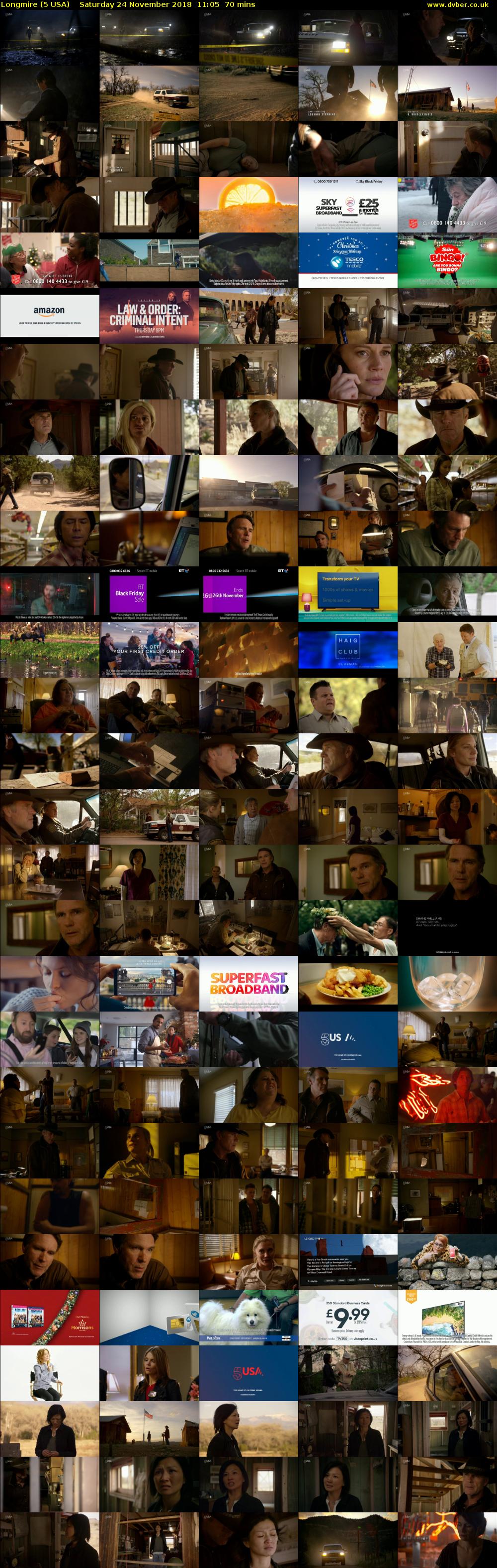 Longmire (5 USA) Saturday 24 November 2018 11:05 - 12:15