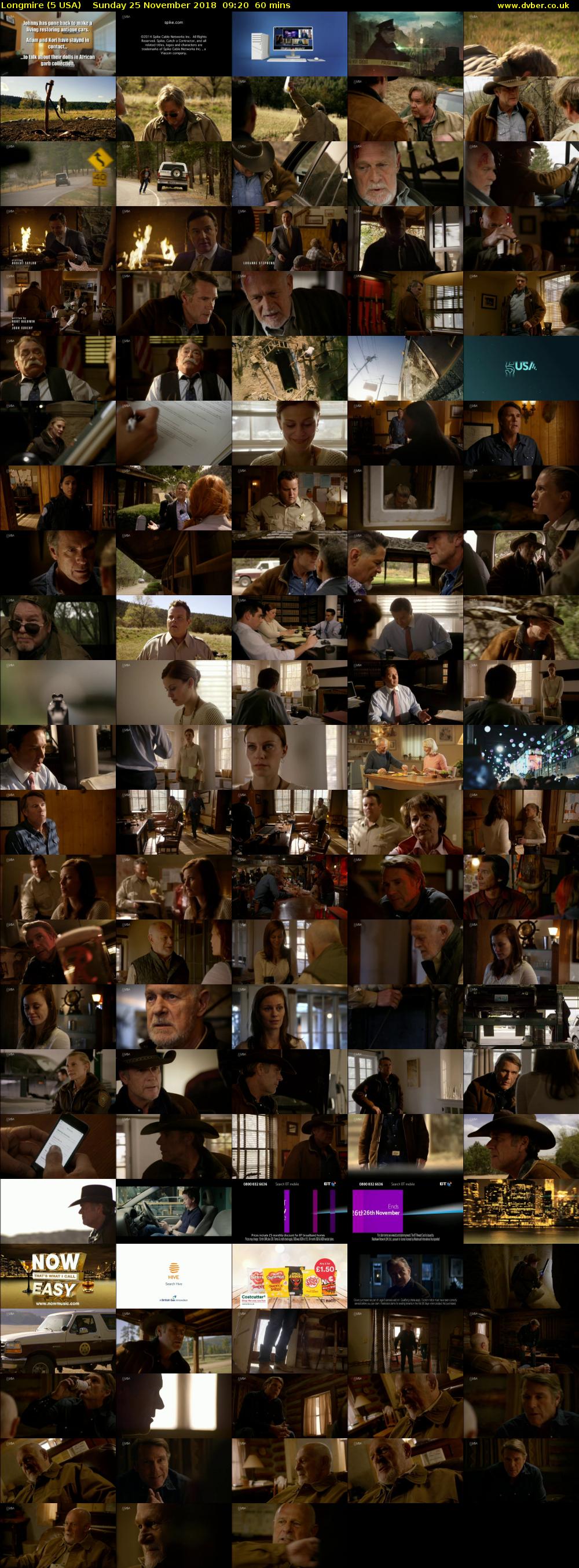 Longmire (5 USA) Sunday 25 November 2018 09:20 - 10:20