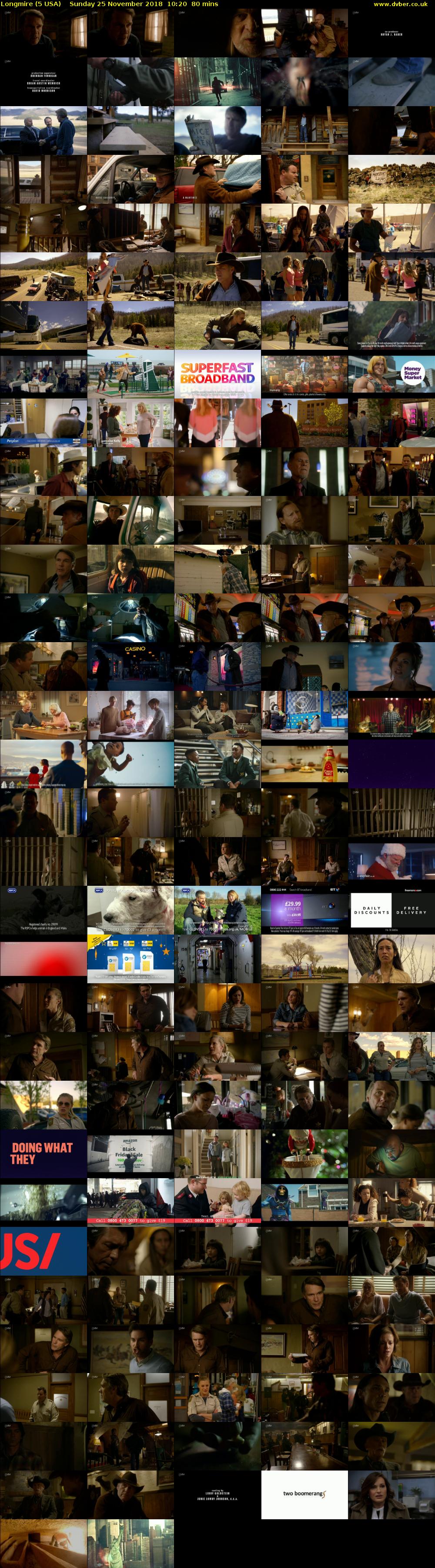 Longmire (5 USA) Sunday 25 November 2018 10:20 - 11:40