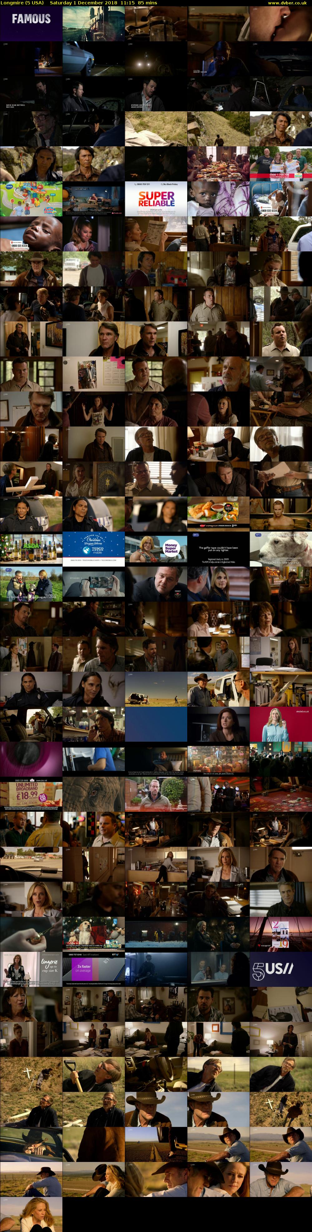 Longmire (5 USA) Saturday 1 December 2018 11:15 - 12:40
