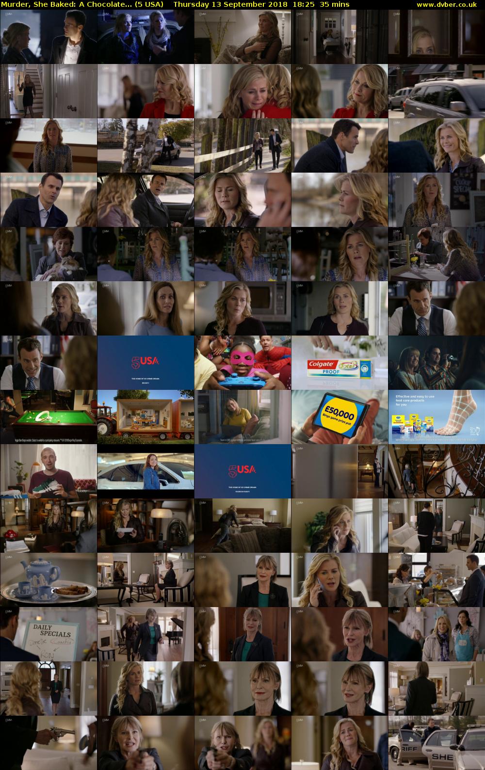 Murder, She Baked: A Chocolate... (5 USA) Thursday 13 September 2018 18:25 - 19:00