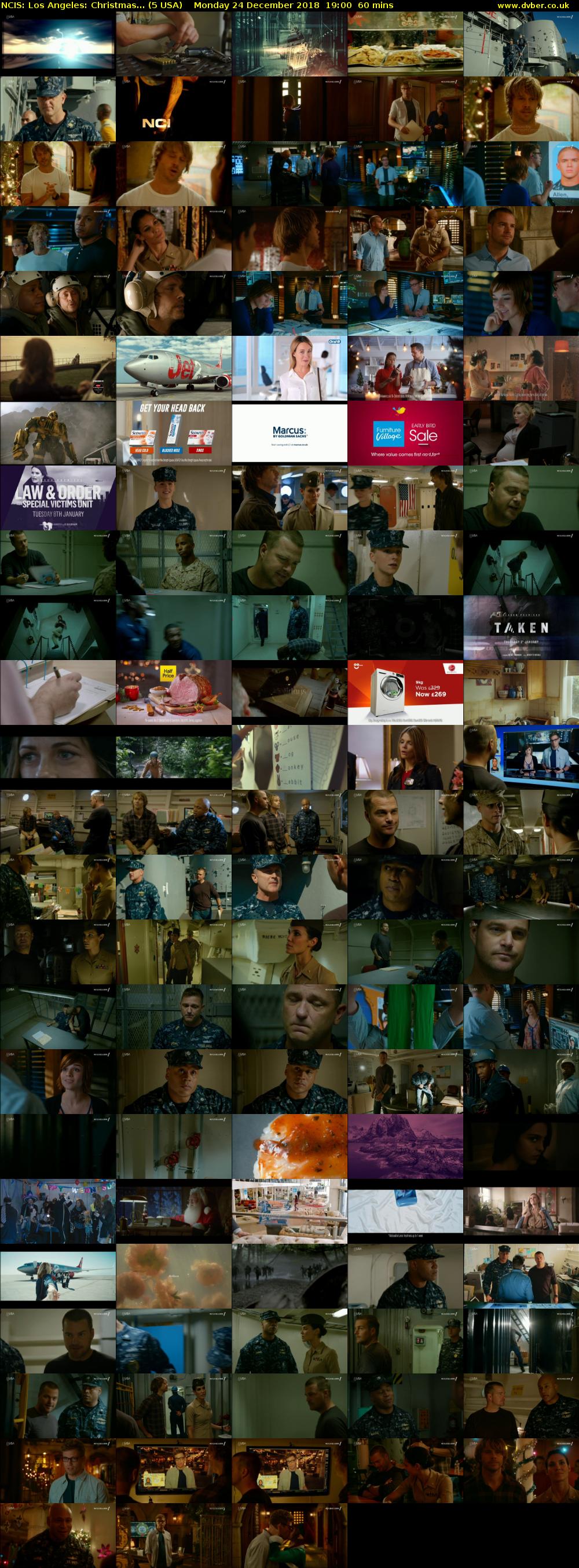 NCIS: Los Angeles: Christmas... (5 USA) Monday 24 December 2018 19:00 - 20:00