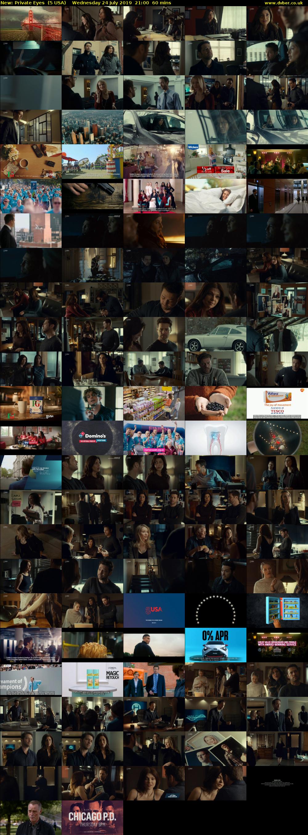 Private Eyes (5 USA) Wednesday 24 July 2019 21:00 - 22:00