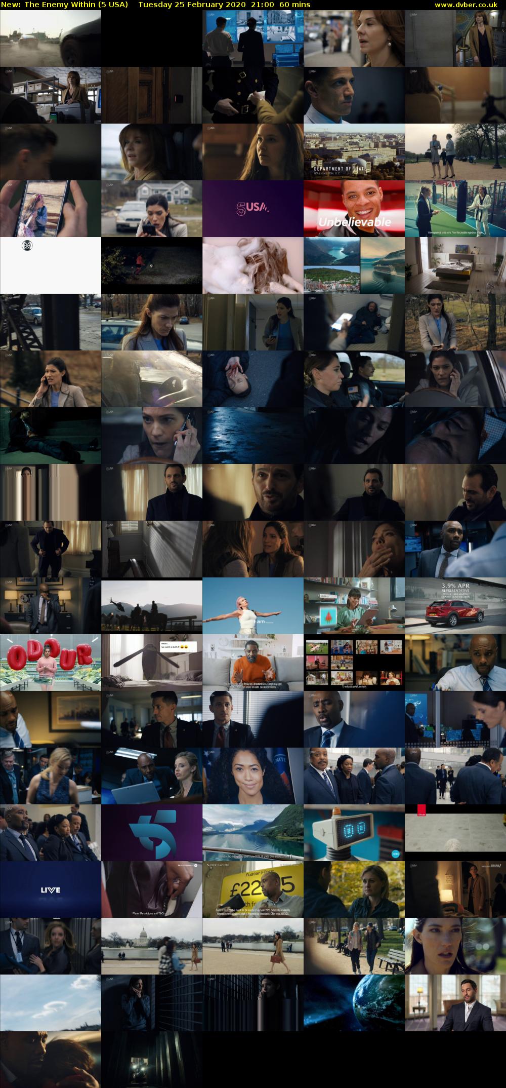 The Enemy Within (5 USA) Tuesday 25 February 2020 21:00 - 22:00