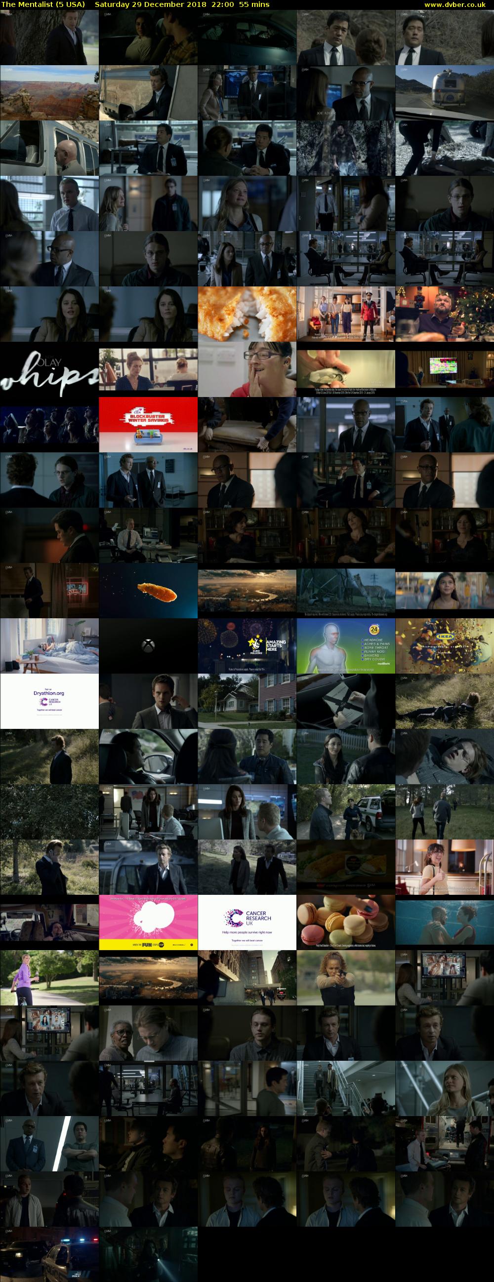 The Mentalist (5 USA) Saturday 29 December 2018 22:00 - 22:55