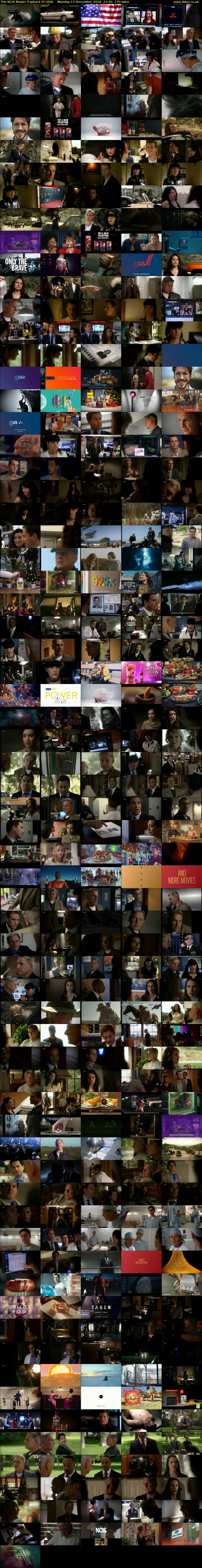 The NCIS Movie: Payback (5 USA) Monday 17 December 2018 21:00 - 23:50