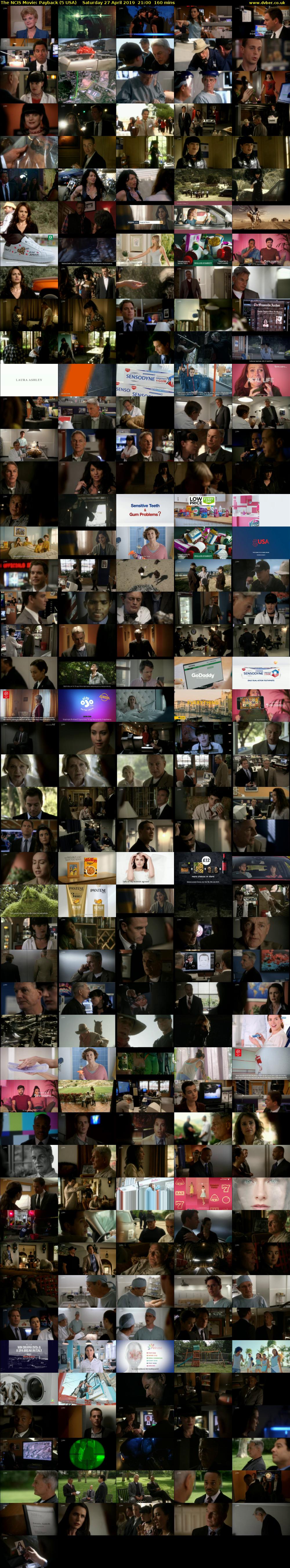 The NCIS Movie: Payback (5 USA) Saturday 27 April 2019 21:00 - 23:40