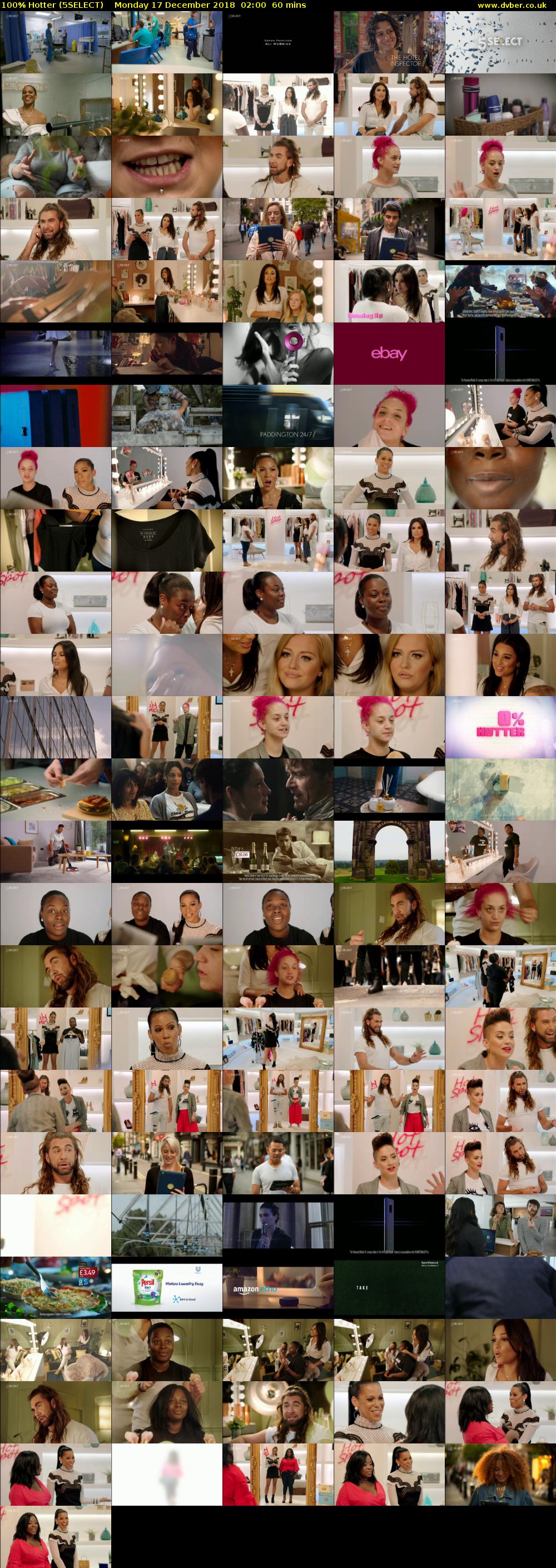 100% Hotter (5SELECT) Monday 17 December 2018 02:00 - 03:00