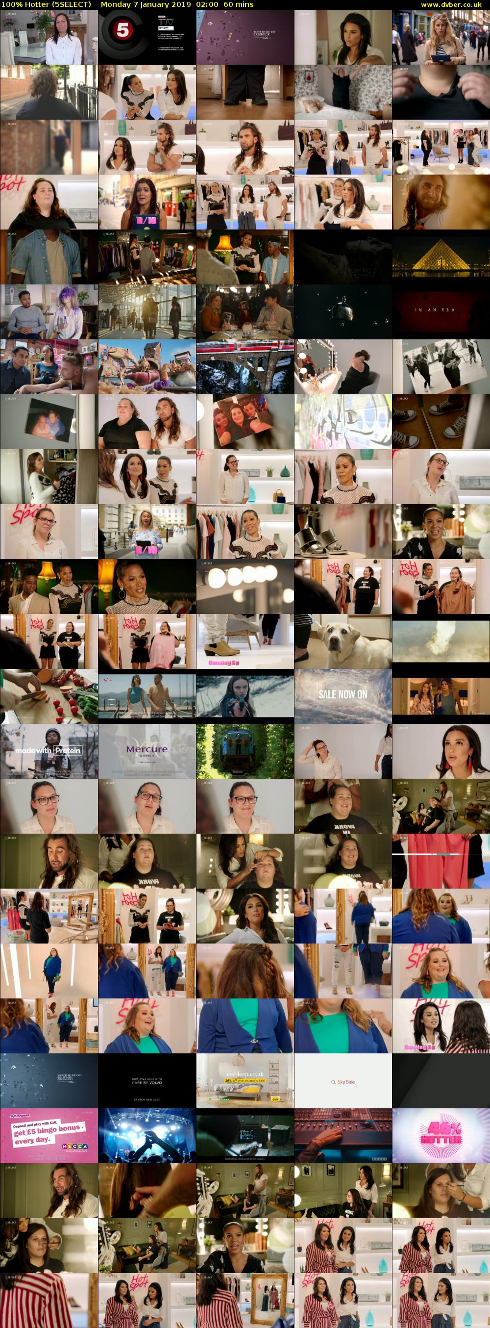 100% Hotter (5SELECT) Monday 7 January 2019 02:00 - 03:00