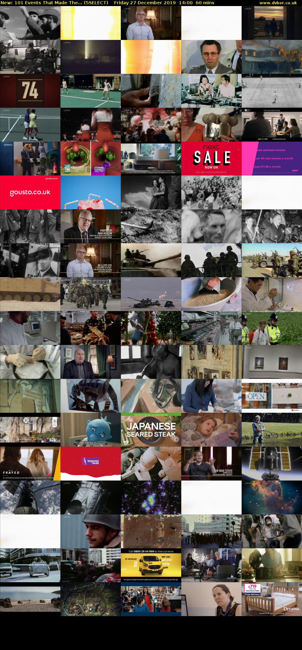 101 Events That Made The... (5SELECT) Friday 27 December 2019 14:00 - 15:00