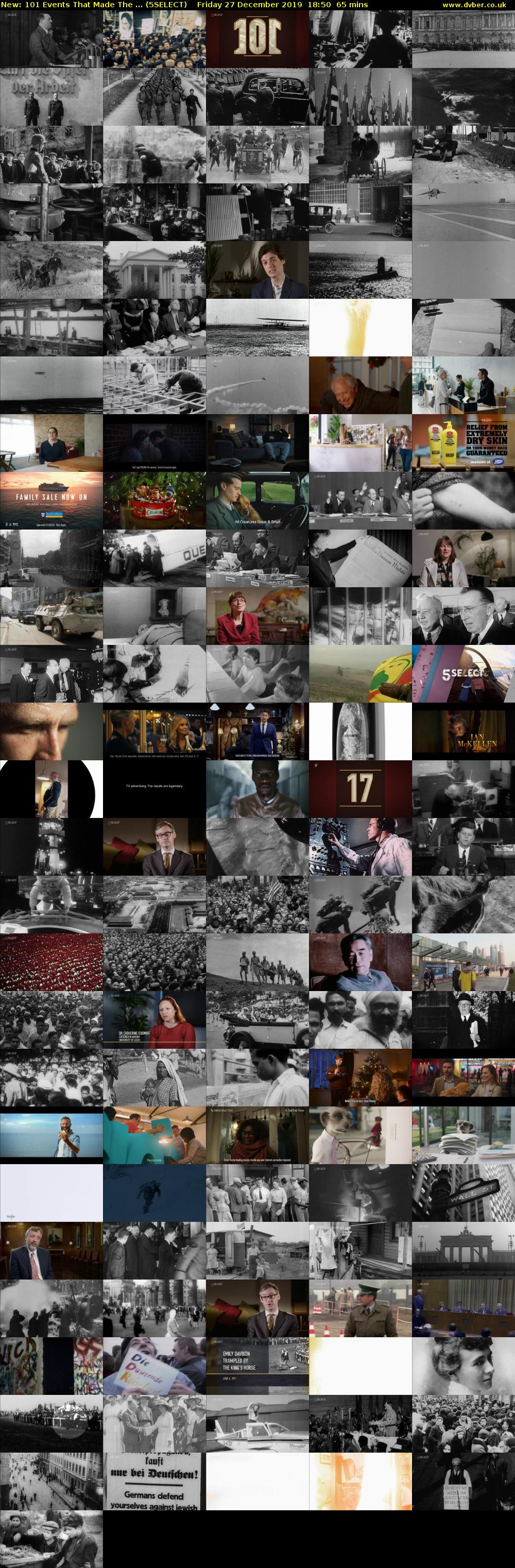 101 Events That Made The ... (5SELECT) Friday 27 December 2019 18:50 - 19:55