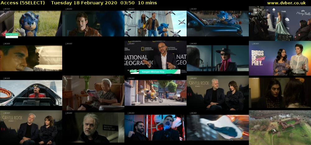 Access (5SELECT) Tuesday 18 February 2020 03:50 - 04:00
