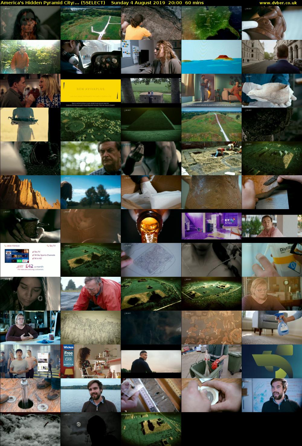 America's Hidden Pyramid City:... (5SELECT) Sunday 4 August 2019 20:00 - 21:00