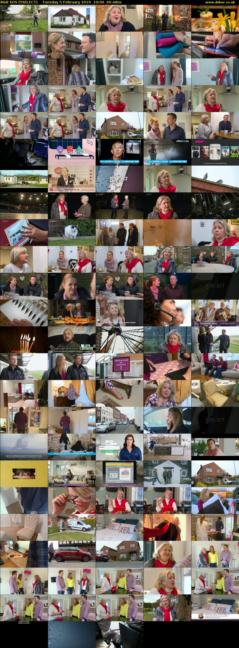 B&B SOS (5SELECT) Tuesday 5 February 2019 10:00 - 11:00