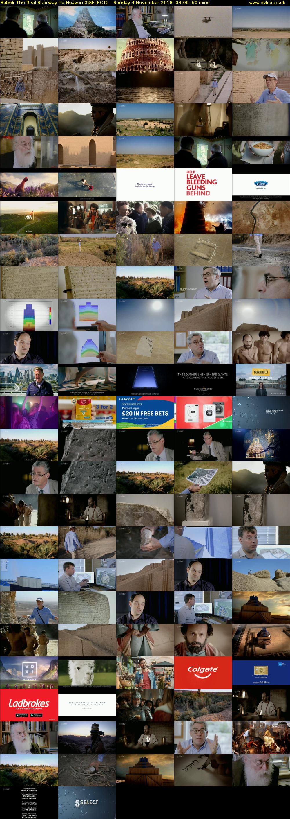 Babel: The Real Stairway To Heaven (5SELECT) Sunday 4 November 2018 03:00 - 04:00