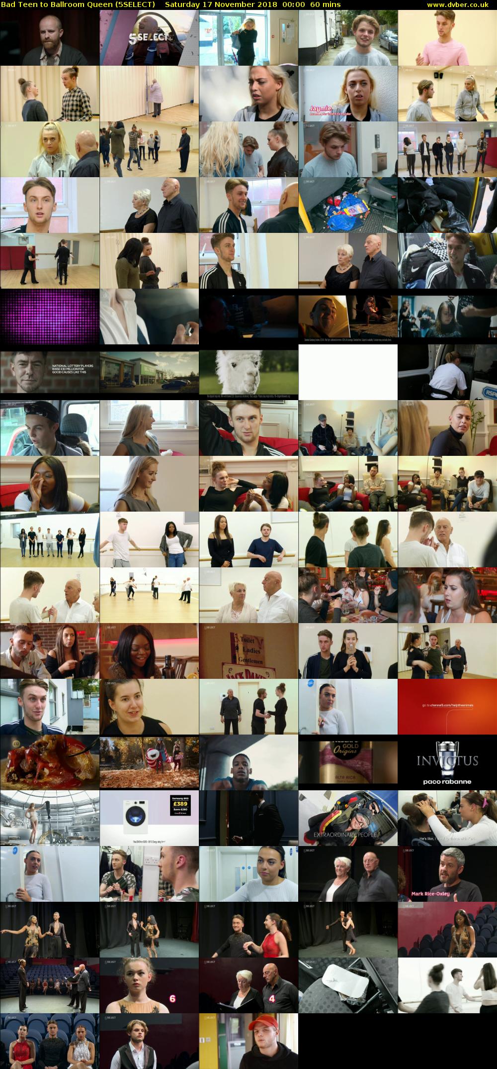 Bad Teen to Ballroom Queen (5SELECT) Saturday 17 November 2018 00:00 - 01:00