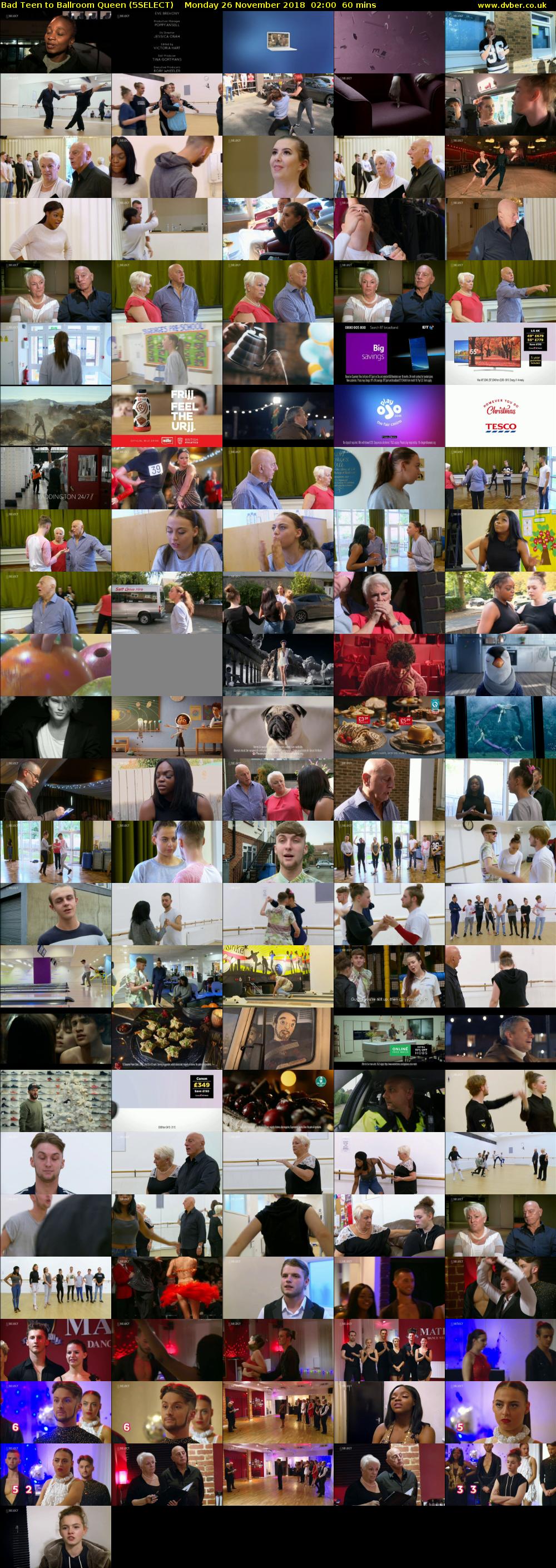 Bad Teen to Ballroom Queen (5SELECT) Monday 26 November 2018 02:00 - 03:00