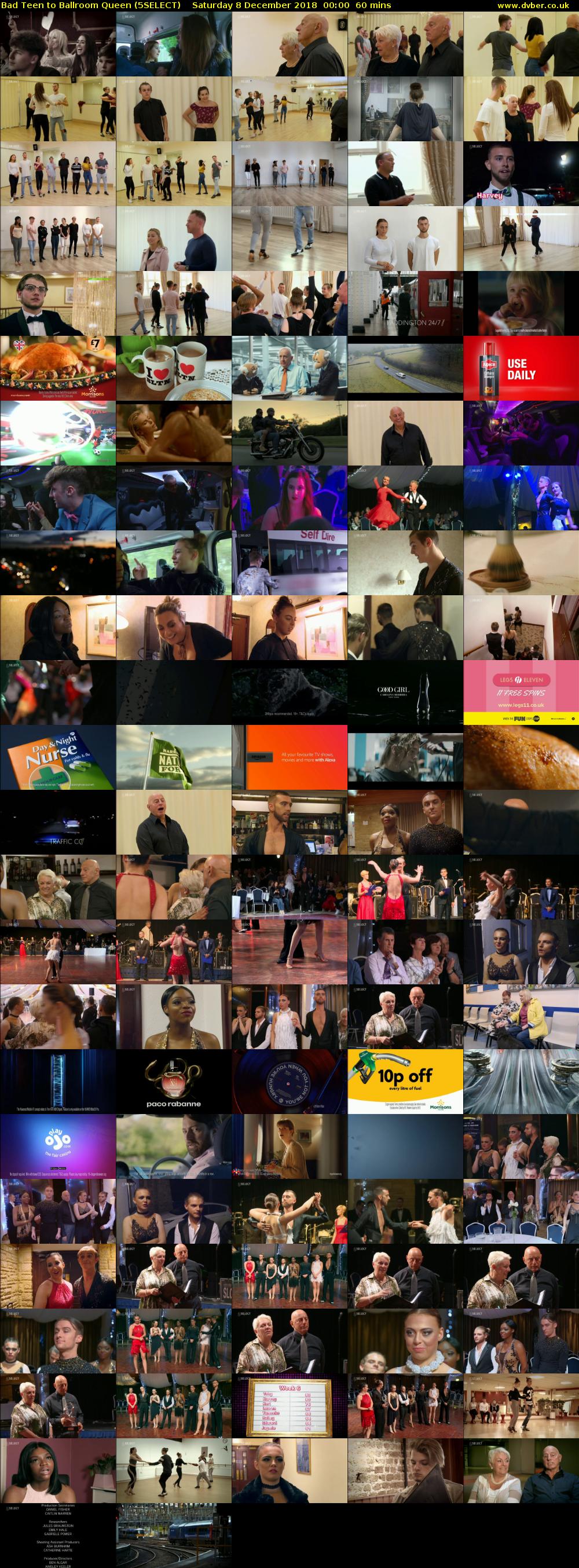 Bad Teen to Ballroom Queen (5SELECT) Saturday 8 December 2018 00:00 - 01:00