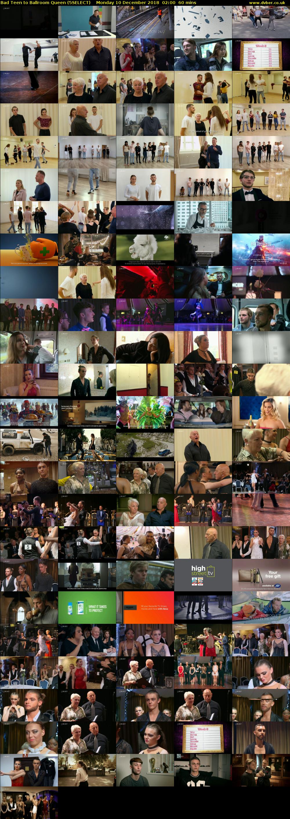 Bad Teen to Ballroom Queen (5SELECT) Monday 10 December 2018 02:00 - 03:00