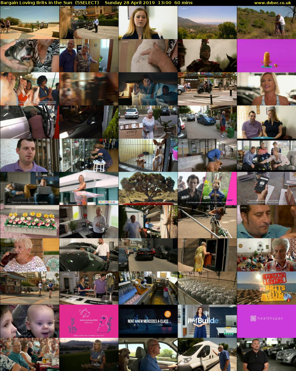 Bargain Loving Brits in the Sun  (5SELECT) Sunday 28 April 2019 13:00 - 14:00